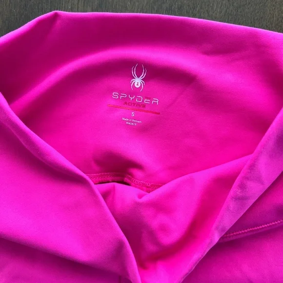 Spyder Vibrant Hot Pink Leggings size Small - Picture 5 of 11